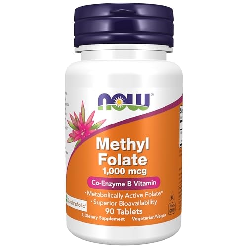 NOW Foods Methyl Folate 1000 mcg